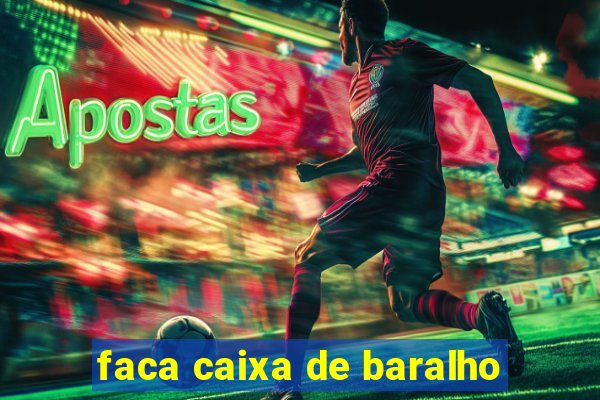 faca caixa de baralho